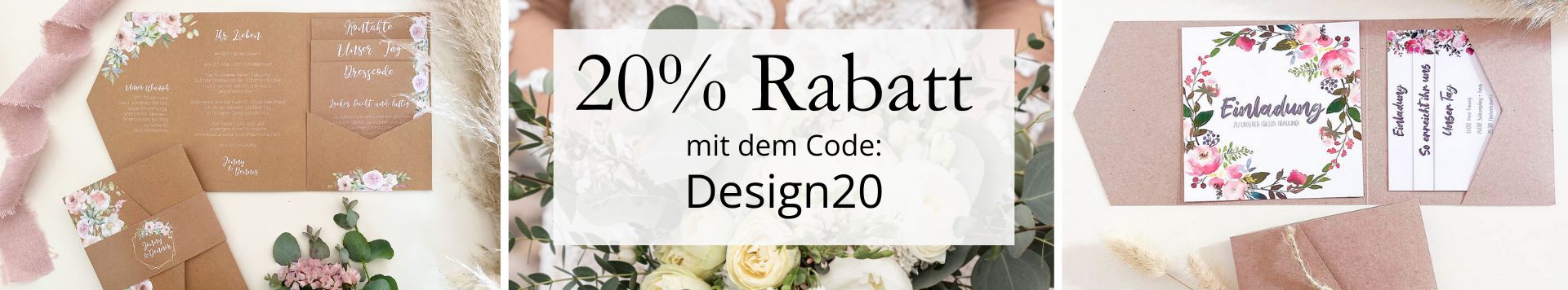 Hochzeitseinladung im Pocket Design