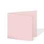 Preview: Doppelkarte - Faltkarte 10x10cm, 240g/m² in babypink