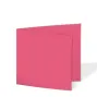 Preview: Doppelkarte - Faltkarte 10x10cm, 240g/m² in fuchsia