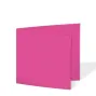 Preview: Doppelkarte - Faltkarte 10x10cm, 220g/m² in struktur pink