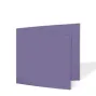 Preview: Doppelkarte - Faltkarte 10x10cm, 240g/m² in violett