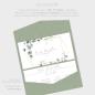 Preview: Einlegekarten-Bundle "Geometric Eukalyptus" DIN Lang | 2