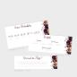 Preview: Einlegekarte "Boho Violett-Flower" 19,5x10