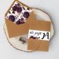 Preview: Briefumschlag B6 mit Innenfutter "Boho Violett-Flower"