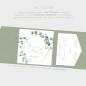 Preview: Einlegekarte "Geometric Eukalyptus" 13x11