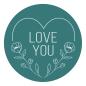 Preview: Spellbinders - Wachssiegel Stempel "Love You Heart" Waxs Seal Stamp