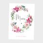 Preview: Spruchposter "Elegant Orchid" | Geschenkidee | Personalisiert | Muttertag | Wanddeko