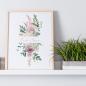 Preview: Spruchposter "Blush Rose" | Geschenkidee | Personalisiert | Muttertag | Wanddeko