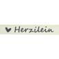 Preview: Vaessen Motivband/Text 15mm "Herzilein" 2m