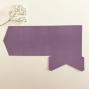 Preview: Pocketfold-Karte Quadrat (15x15) Recycling-Karton "Kraft Purple" Exklusiv Line