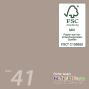Preview: Faltkarte DIN A6 mit Briefumschlag DIN C6 in taupe