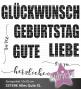 Preview: Kulricke Stempelset "Alles Gute XL" Clear Stamp Motiv-Stempel