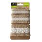 Preview: Vaessen Creative - Naturband - Assortiment Juten Band/Lace Naturel/Ivory - Ribbon