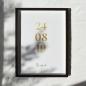 Preview: Metallicposter "Du und ich" | Goldposter | Familienposter | Personalisiertes Poster | Wanddeko