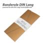 Preview: Banderole blanko für DIN Lang Pocketfold Karte (eigenes Design)