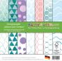 Preview: Designpapier "Watercolor Ombre" 6x6" 28 Bogen einseitig