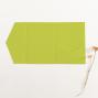 Preview: Pocketfold-Karte B6 Struktur-Karton "Struktur Limette" Exklusiv Line