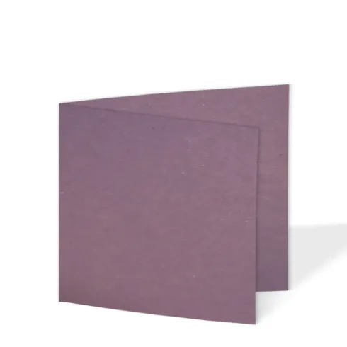 Doppelkarte - Faltkarte 10x10cm, 220g/m² in kraft purple