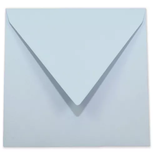 Briefumschlag quadratisch 16x16cm in hellblau
