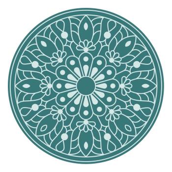 Spellbinders - Wachssiegel Stempel "Mandala" Waxs Seal Stamp