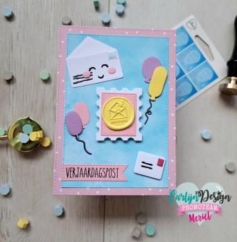 Carlijn Design - Wachssiegel Stempel "Happy Mail 1" Wax Seal Stamp 7