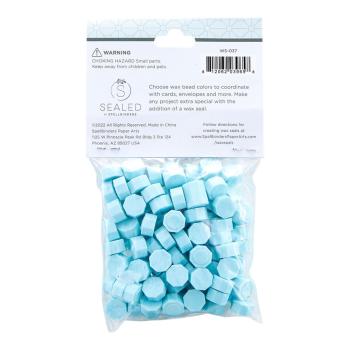 Spellbinders - Wachsperlen "Pastel Blue" Waxs Beads 