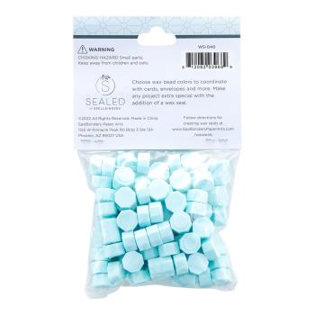 Spellbinders - Wachsperlen "Pastel Aqua" Waxs Beads 