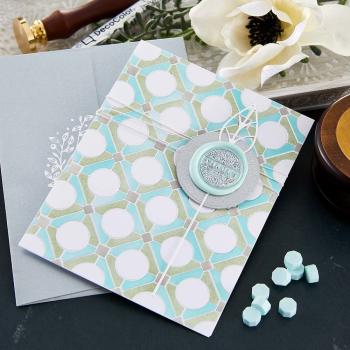 Spellbinders - Wachsperlen "Pastel Aqua" Waxs Beads 