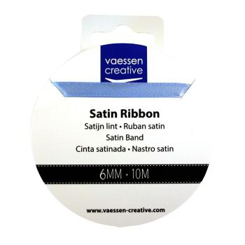 Vaessen Creative - Satinband 6mm 10 Meter Hellblau