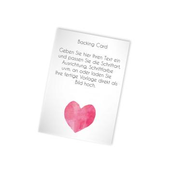 Backing-Card blanko 11x16cm (eigenes Design)