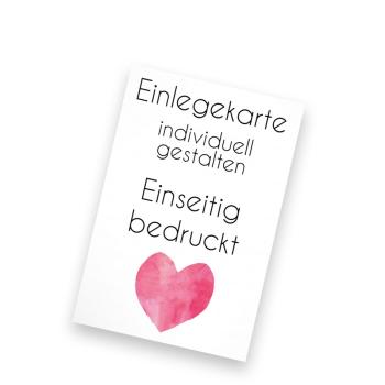 Einlegekarte blanko 10x15cm (eigenes Design)