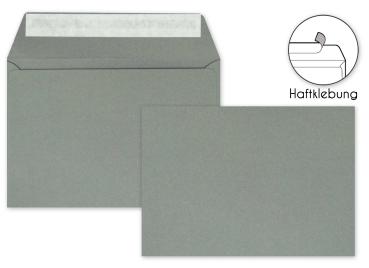 Briefumschlag DIN C6 120g/m² oF Haftklebung in steingrau