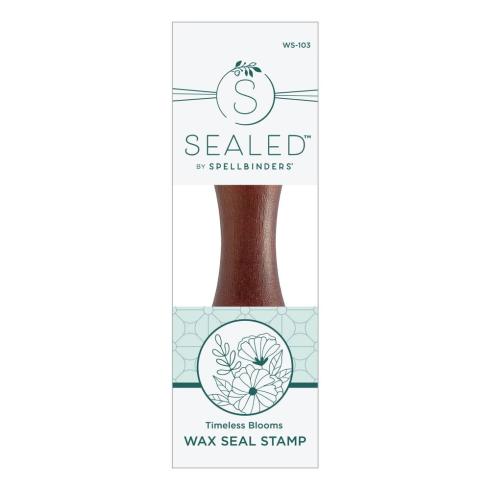 Spellbinders - Wachssiegel Stempel "Timeless Blooms" Waxs Seal Stamp