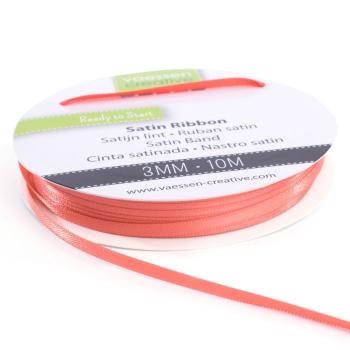 Vaessen Creative - Satinband 3mm 10m Wassermelone