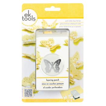 EK Tools Punch - Motivstanzer Layering punch butterfly / Schmetterling 3,8cm