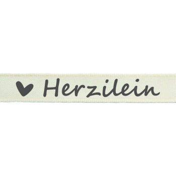 Vaessen Motivband/Text 15mm "Herzilein" 20m