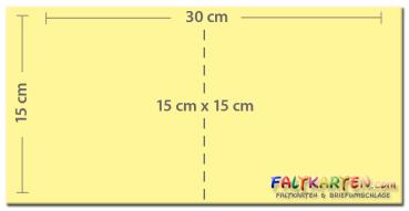 Doppelkarte - Faltkarte 15x15cm, 250g/m² in kobaltblau