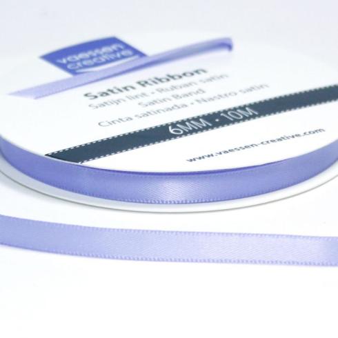 Vaessen Creative - Satinband 6mm 10 Meter Lavendel