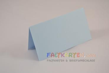 Tischkarte - Platzkarte 9 x 5 cm 240g/m² in hellblau