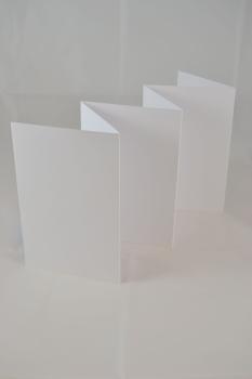 Leporello weiss 10x13 cm 240g/m² - 6-Fach