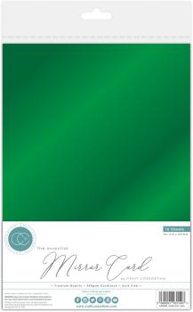 Craft Consortium - Spiegelkarton A4 "Green" Mirror Card - 10 Bogen