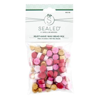 Spellbinders - Wachsperlen "Pink" Must-Have Wax Beads 