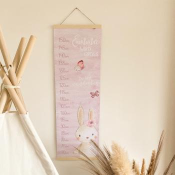 Messleiste "Hase" | Messlatte | Geschenkidee | Personalisiertes Geschenk | Kinderzimmerdeko