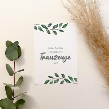 Spruchposter "Trauzeuge" | Geschenkidee | Personalisiert | individuelles Bild | Wanddeko