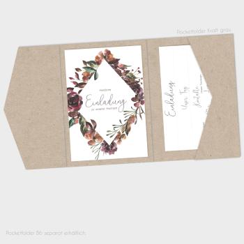 Einlegekarten-Bundle "Her Flowers" B6 | 2