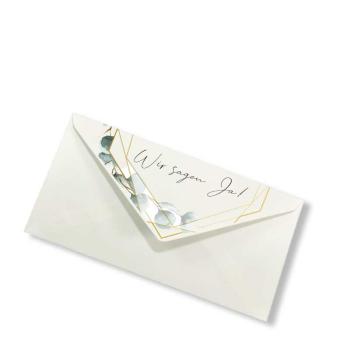 Briefumschlag DIN Lang blanko (eigenes Design)