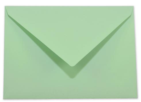 Briefumschlag DIN C6 120g/m² oF Nassklebung in pastell grün