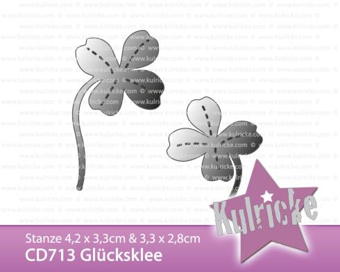 Kulricke Stanzschablone "Glücksklee" Craft Die | Stanze