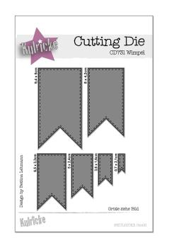 Kulricke Stanzschablone "Wimpel" Craft Die | Stanze