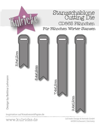 Kulricke Stanzschablone "Fähnchen" Craft Die